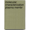 Molecular characterization plasma membr by Jaegere
