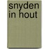 Snyden in hout