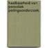 Haalbaarheid van periodiek peilingsonderzoek