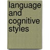 Language and cognitive styles door Onbekend