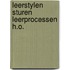 Leerstylen sturen leerprocessen h.o.