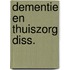 Dementie en thuiszorg diss.