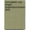 Concepten van angst angststoornissen diss. door Glas