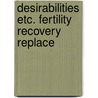 Desirabilities etc. fertility recovery replace door Onbekend