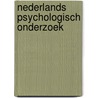 Nederlands psychologisch onderzoek by Unknown