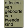 Effecten van geboorte van tweede kind by Vergeer