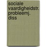 Sociale vaardigheidstr. probleemj. diss door Dieter Bartels