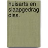 Huisarts en slaapgedrag diss. door Graaff