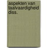 Aspekten van taalvaardigheid diss. door Bon