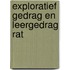 Exploratief gedrag en leergedrag rat