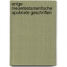Enige Nieuwtestamentische apokriefe geschriften by R. ten Kate