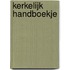 Kerkelijk handboekje