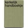 Kerkelijk handboekje door Ds. G.H. Kersten