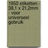 1950 etiketten - 38,1 x 21,2mm - voor universeel gebruik