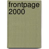 Frontpage 2000 door M. Gradias