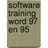 Software training Word 97 en 95