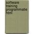 Software training programmatie HTML