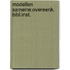Modellen samenw.overeenk. bibl.inst.