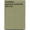Modellen samenw.overeenk. bibl.inst. door Dingemans