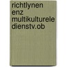 Richtlynen enz multikulturele dienstv.ob by Ruud Spruit