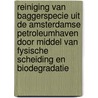 Reiniging van baggerspecie uit de Amsterdamse petroleumhaven door middel van fysische scheiding en biodegradatie door Onbekend