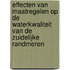 Effecten van maatregelen op de waterkwaliteit van de Zuidelijke Randmeren