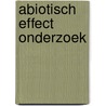 Abiotisch effect onderzoek by G.A. van den Berg