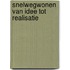 Snelwegwonen van idee tot realisatie