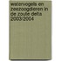 Watervogels en zeezoogdieren in de zoute Delta 2003/2004