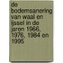 De bodemsanering van Waal en IJssel in de jaren 1966, 1976, 1984 en 1995