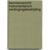 Kennisoverzicht instrumentarium verdrogingsbestrijding by S.J.A. van Baalen