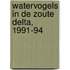 Watervogels in de zoute delta, 1991-94