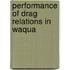 Performance of drag relations in waqua