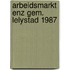 Arbeidsmarkt enz gem. lelystad 1987