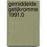 Gemiddelde getijkromme 1991.0 door Onbekend