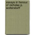 Essays in honour of Nicholas P. Wolterstorff