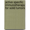 Active specific immunotherapy for solid tumors by A. Baars