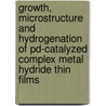 Growth, microstructure and hydrogenation of Pd-catalyzed complex metal hydride thin films door R. Westerwaal