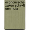 Economische zaken schryft een nota by Hoppe