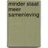 Minder staat meer samenleving