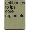 Antibodies to lps core region etc by Appelmelk
