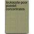 Leukocyte-poor platelet concentrates