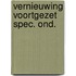 Vernieuwing voortgezet spec. ond.