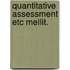 Quantitative assessment etc mellit.