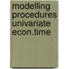 Modelling procedures univariate econ.time by Sneek