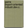 Gains export-oriented industr.dev.c. by Verbruggen