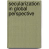 Secularization in global perspective door Onbekend