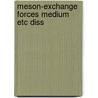 Meson-exchange forces medium etc diss door Hengeveld