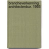 Brancheverkenning architectenbur. 1993 by Masurel