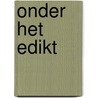 Onder het edikt by Merwe